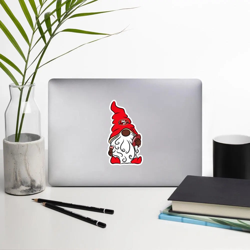 San Francisco 49ers Vinyl Gnome Sticker