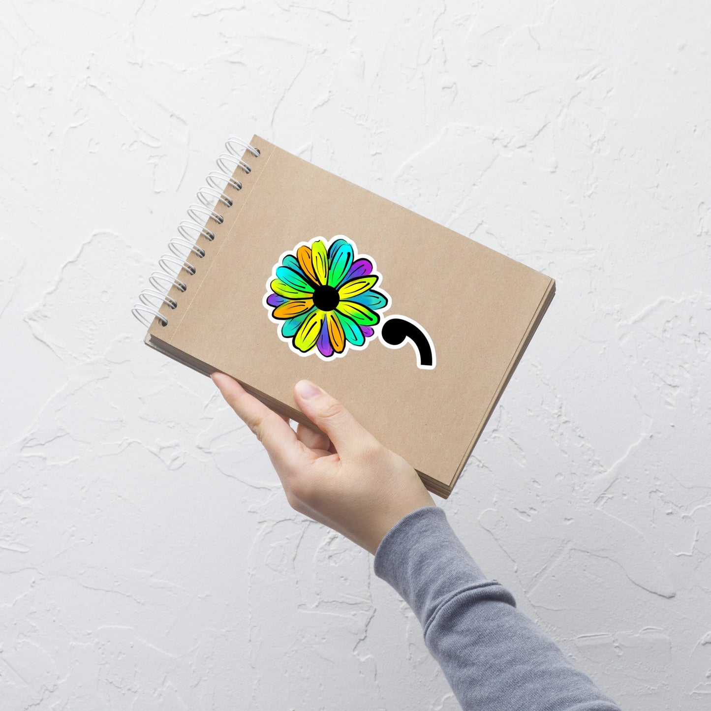 Mental Health Suicide Awareness Semicolon Vinyl Sticker