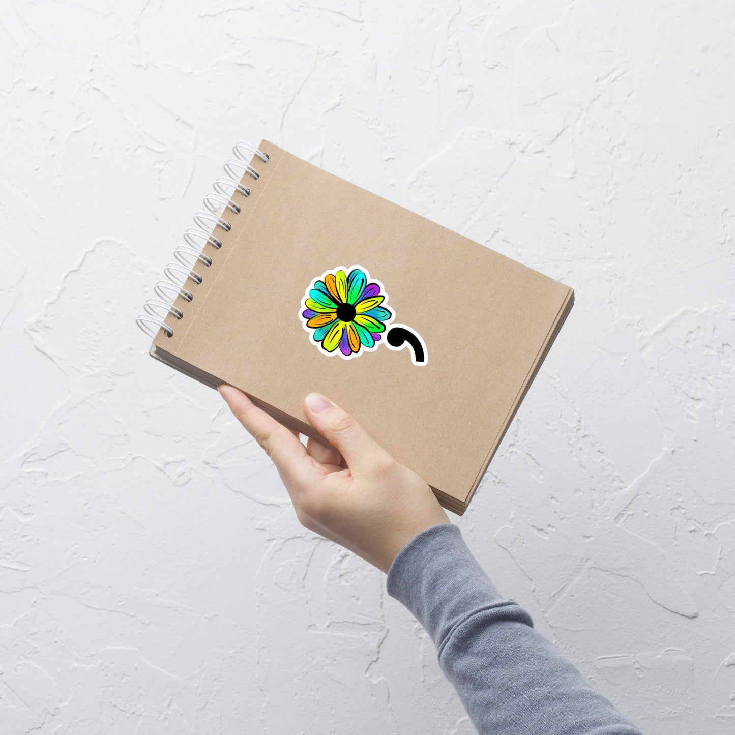 Mental Health Suicide Awareness Semicolon Vinyl Sticker
