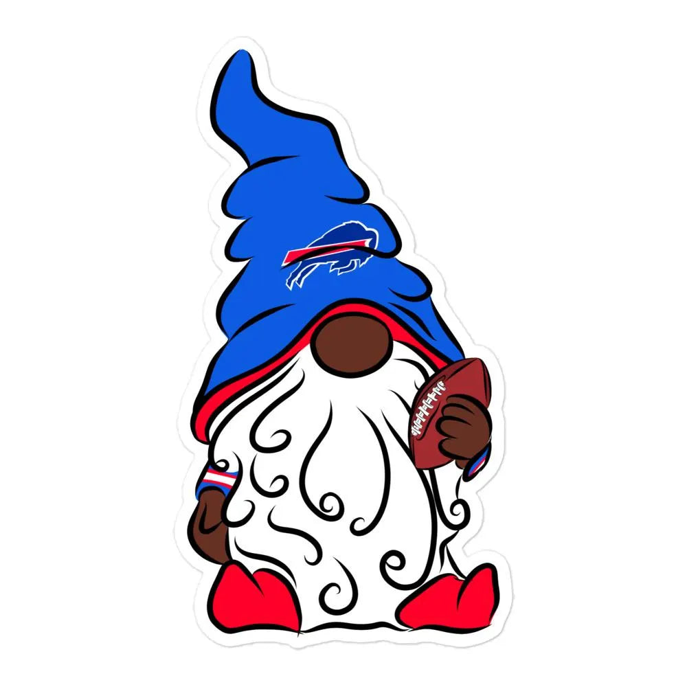 New York Buffalo Bills Vinyl Gnome Sticker