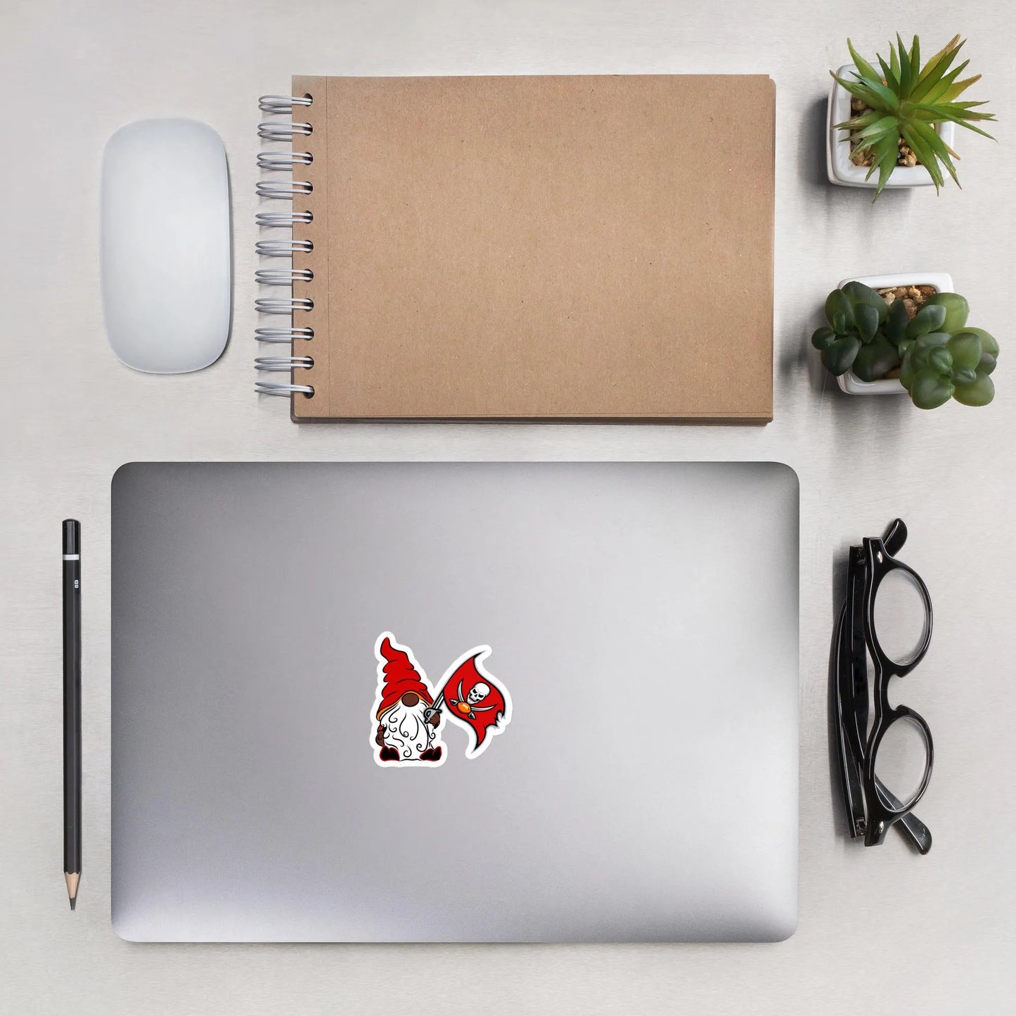 Tampa Bay Buccaneers Vinyl Gnome Sticker