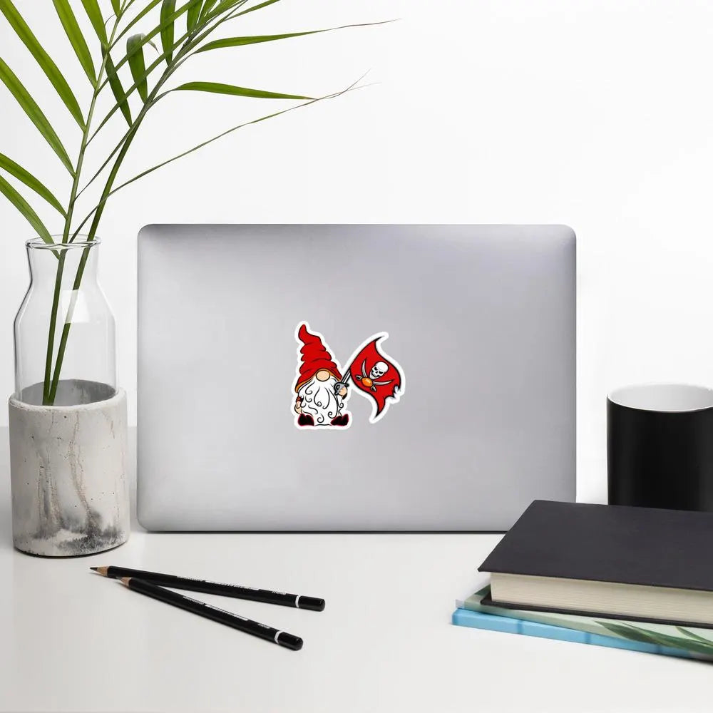 Tampa Bay Buccaneers Vinyl Gnome Sticker