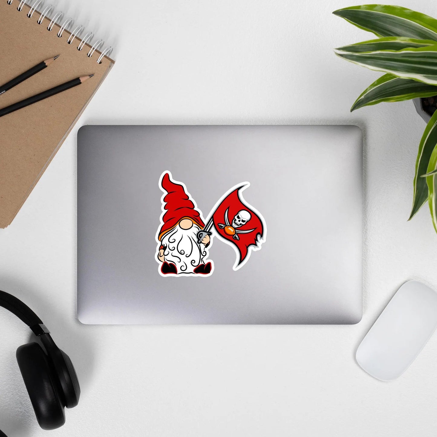 Tampa Bay Buccaneers Vinyl Gnome Sticker
