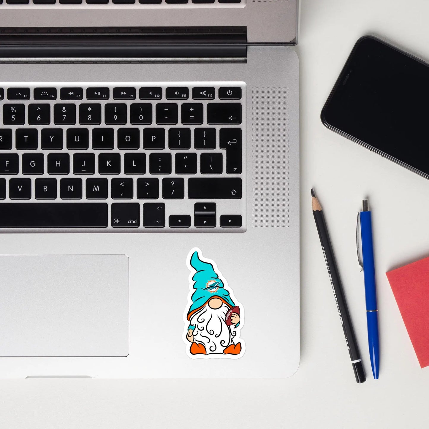 Miami Dolphins Vinyl Gnome Sticker