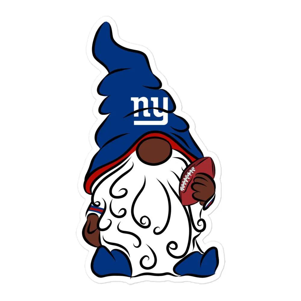 New York Giants Vinyl Gnome Sticker