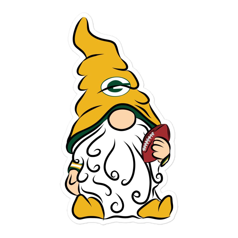 Green Bay Packers Vinyl Gnome Sticker