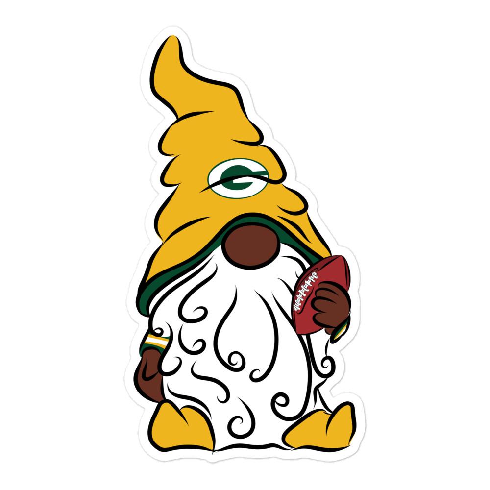 Green Bay Packers Vinyl Gnome Sticker