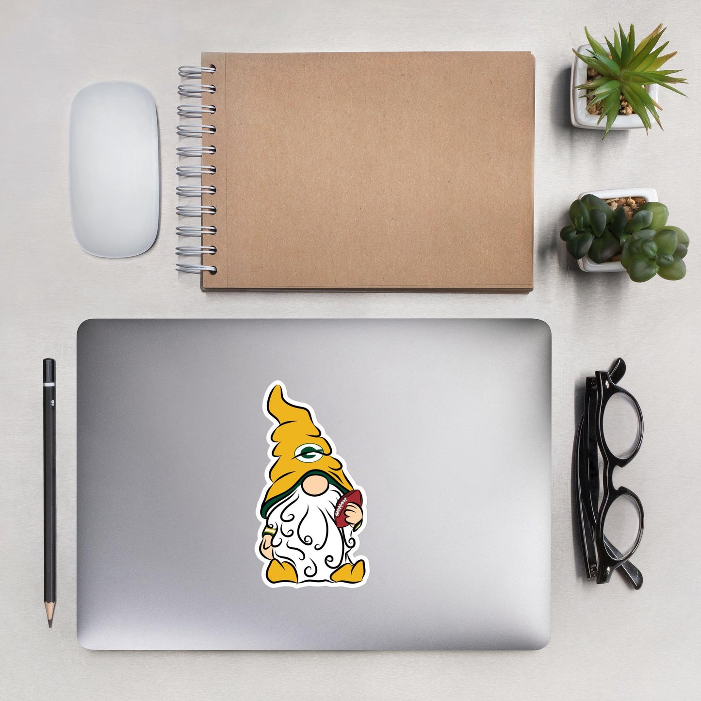 Green Bay Packers Vinyl Gnome Sticker