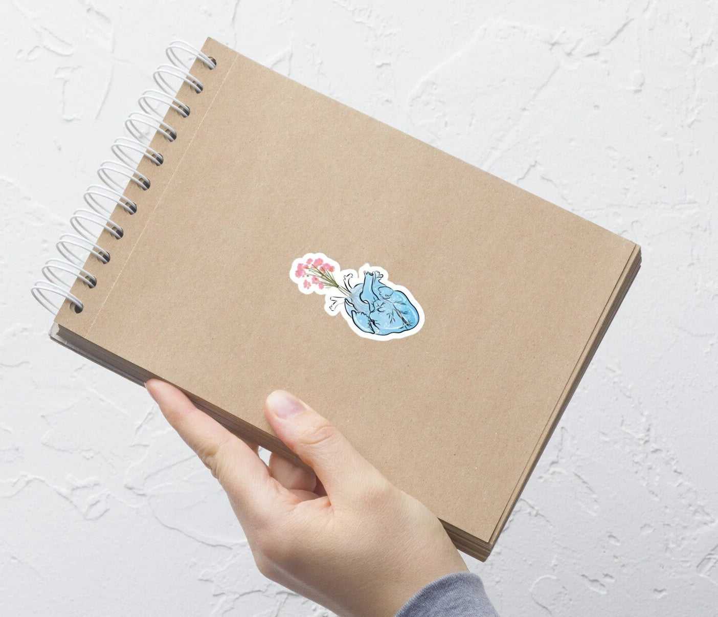 Heart in Bloom Vinyl Sticker