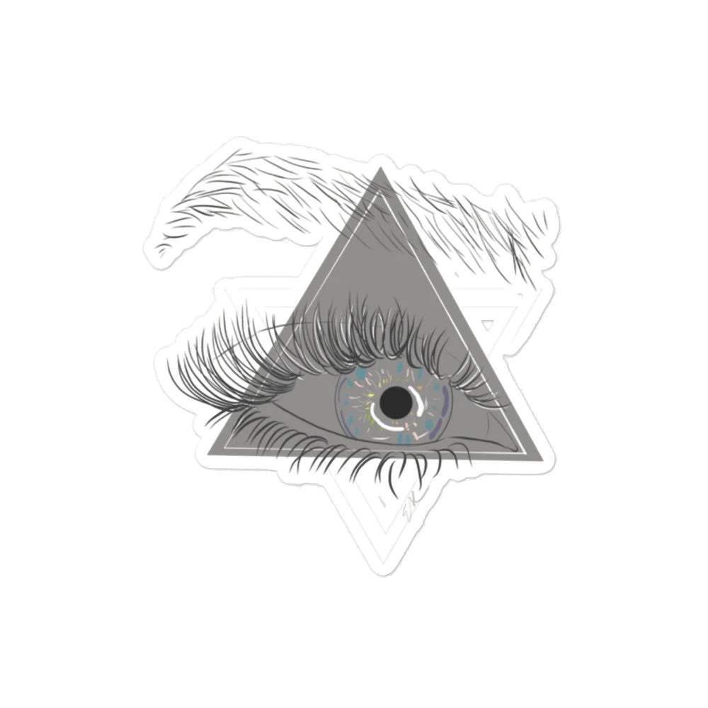 Artsy Geometric Eye Sticker