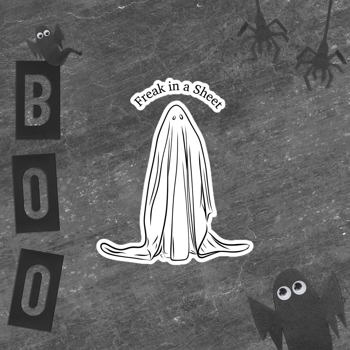 Cute Ghost Vinyl Sticker