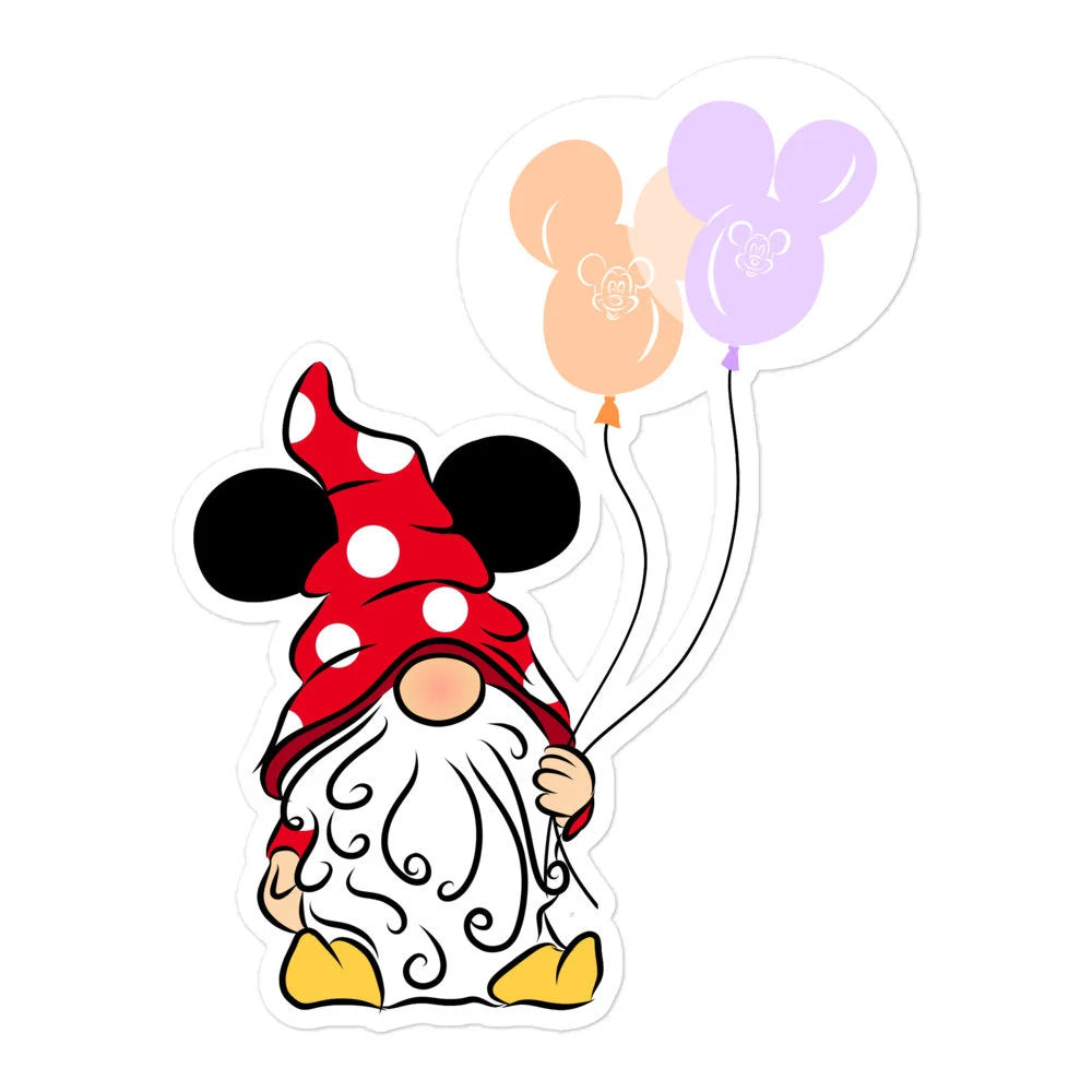 Gnome: Disney Mickey Mouse Gnome Vinyl Sticker