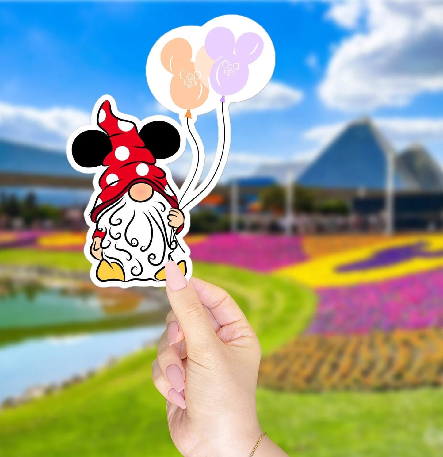 Gnome: Disney Mickey Mouse Gnome Vinyl Sticker