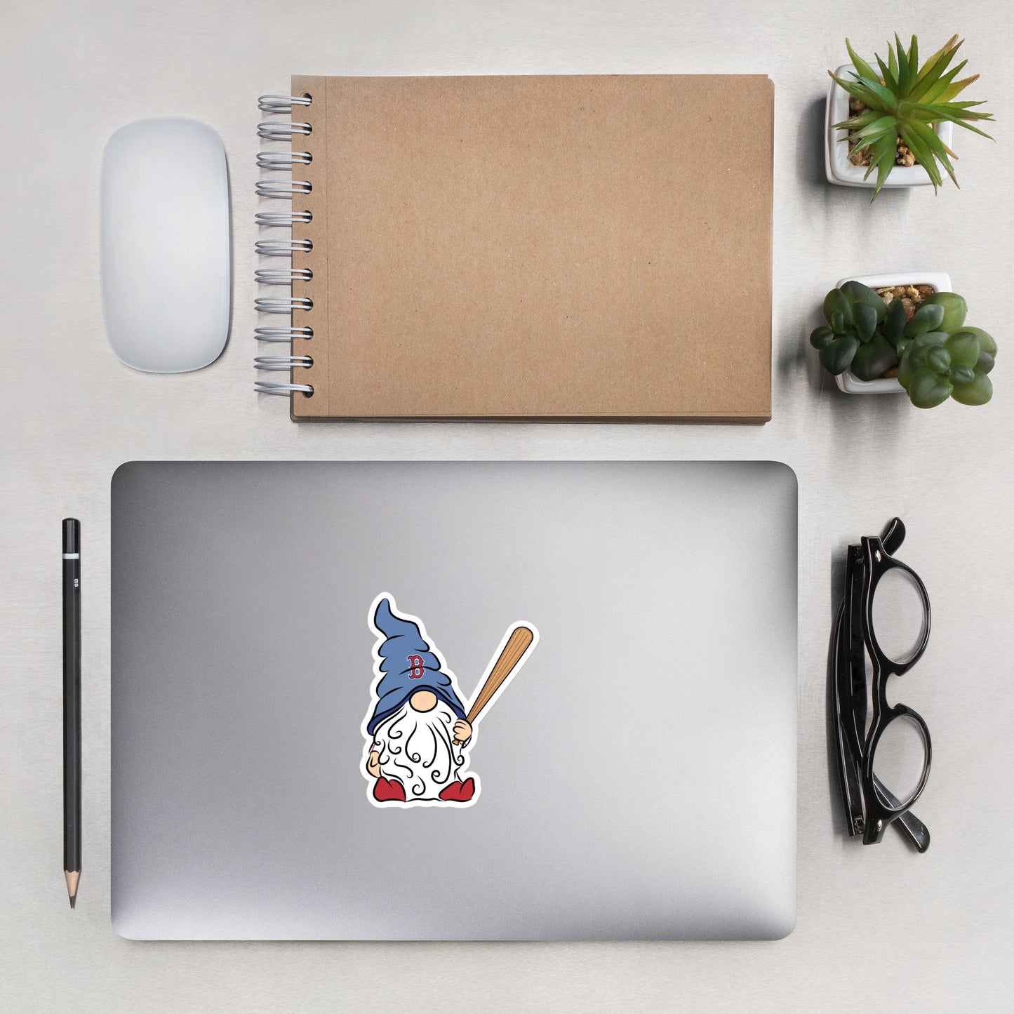 Gnome Boston Red Sox Vinyl Sticker