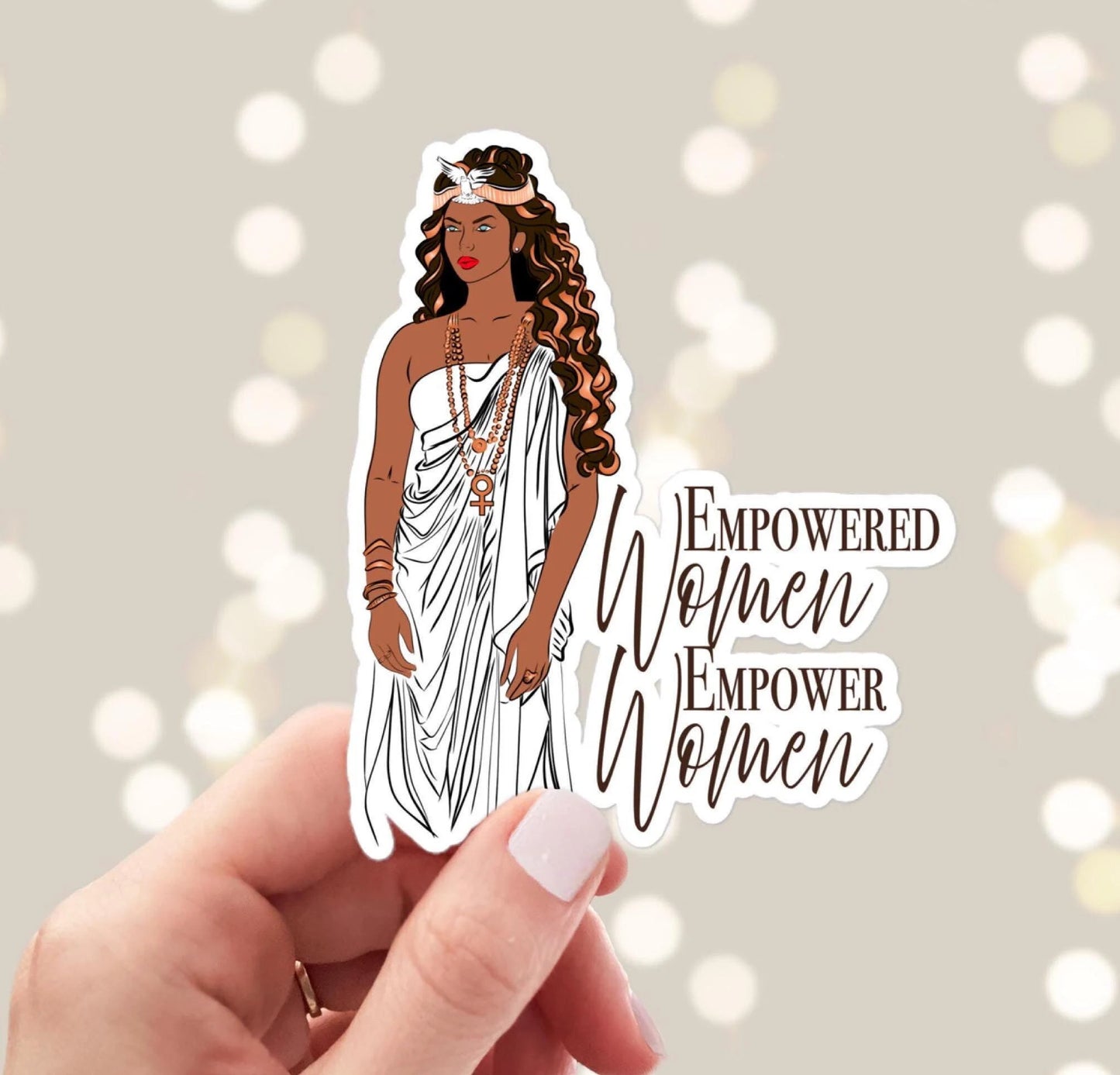 Women Support Women Female Empowerment Venus Vinyl Sticker
