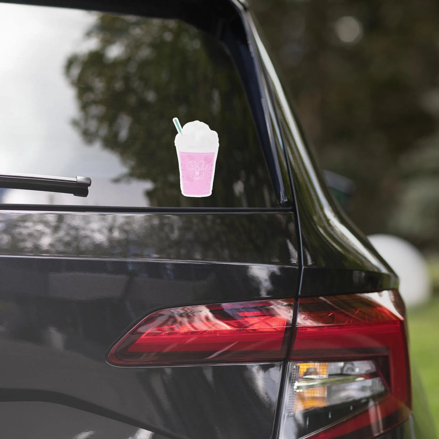 Minnie Mouse Starbucks Pink Drink Vinyl Sticker