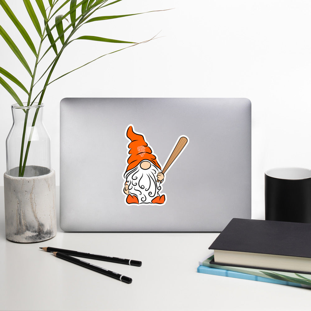 San Francisco Giants Vinyl Gnome Sticker