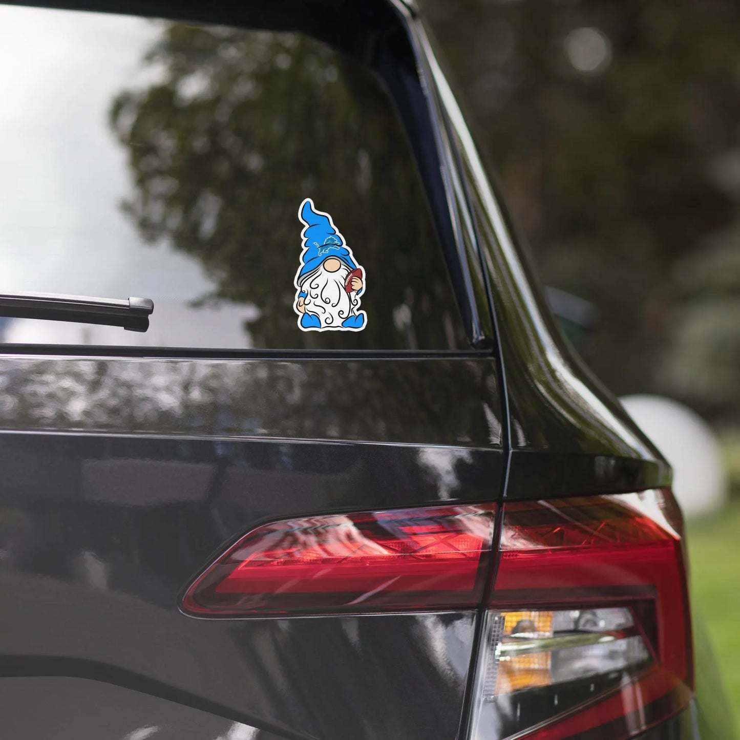 Detroit Lions Football Vinyl Sticker Gnome