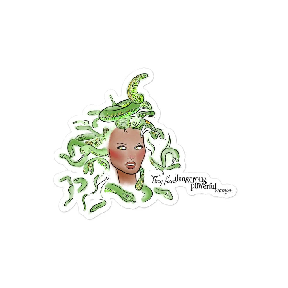Medusa Feminist Vinyl Sticker