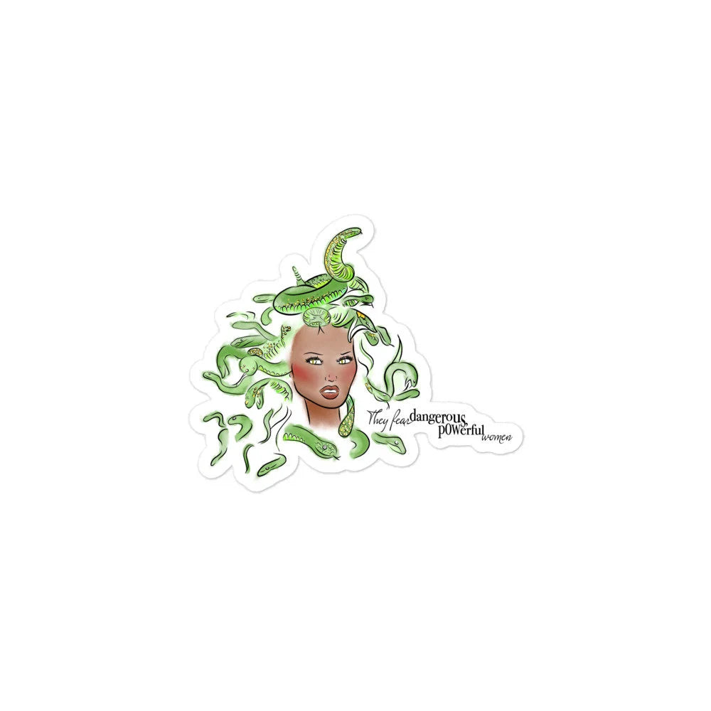 Medusa Feminist Vinyl Sticker