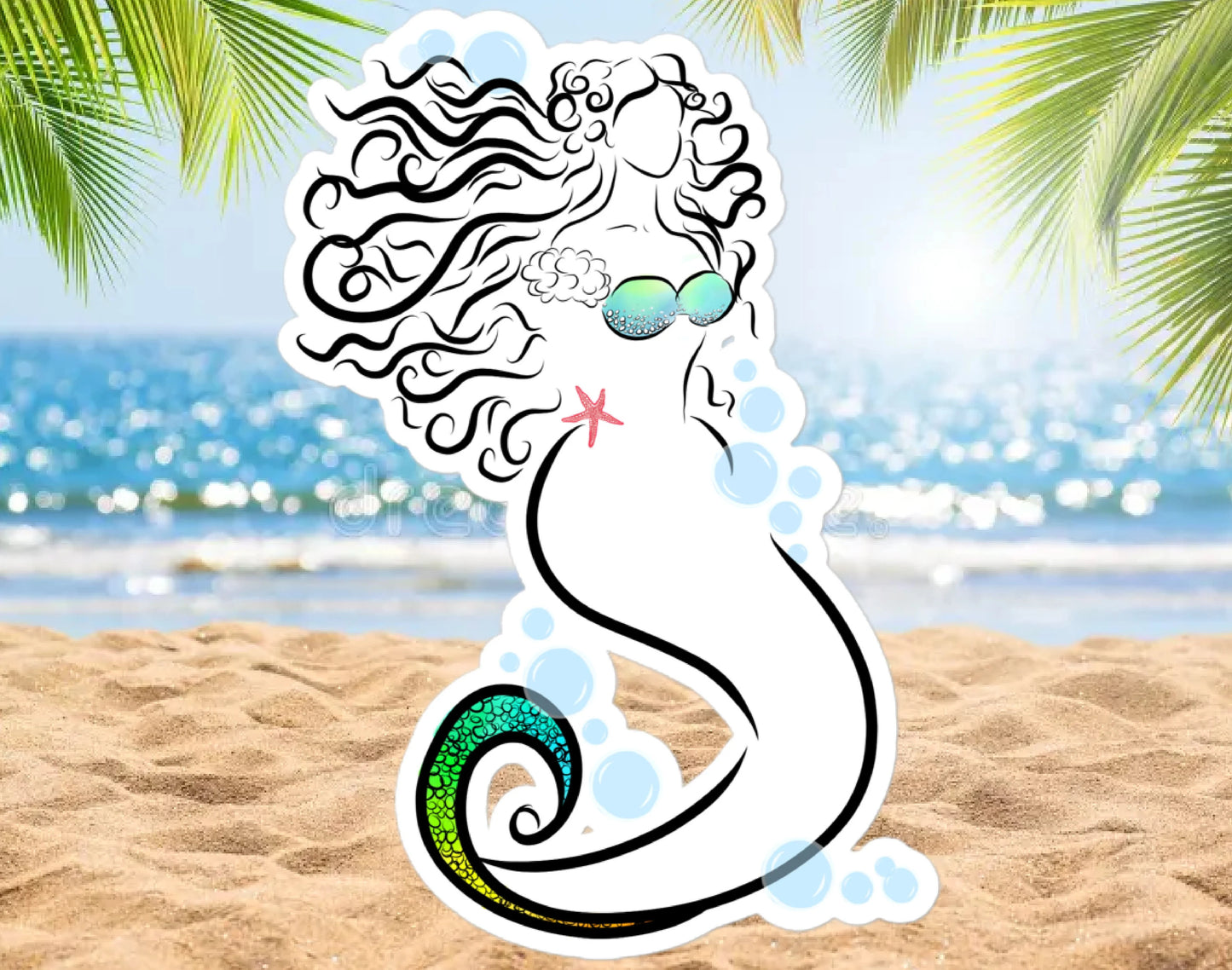 Mermaid Vinyl Sticker