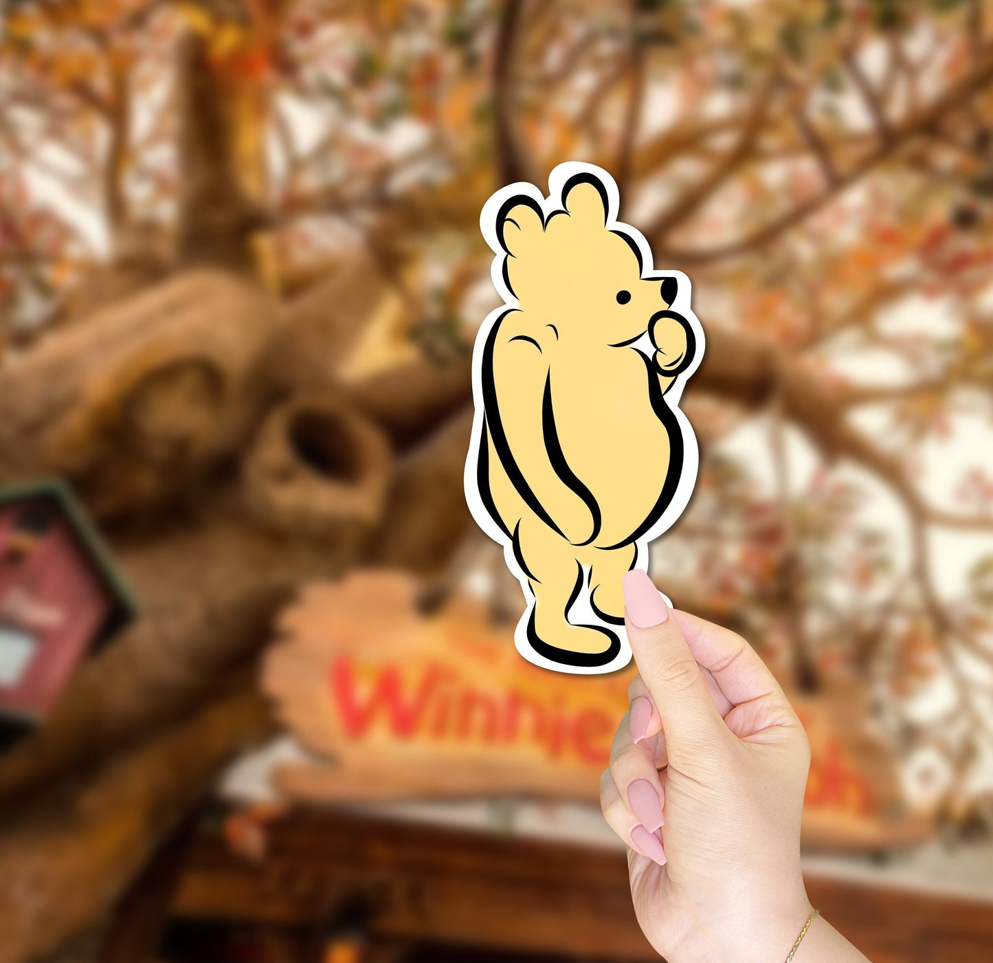 Winnie the Pooh Bear Vinyl Sticker