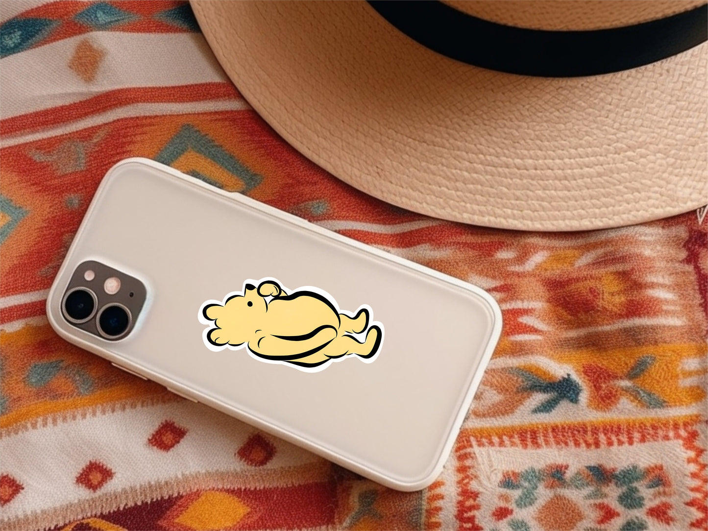 Winnie the Pooh Bear Vinyl Sticker