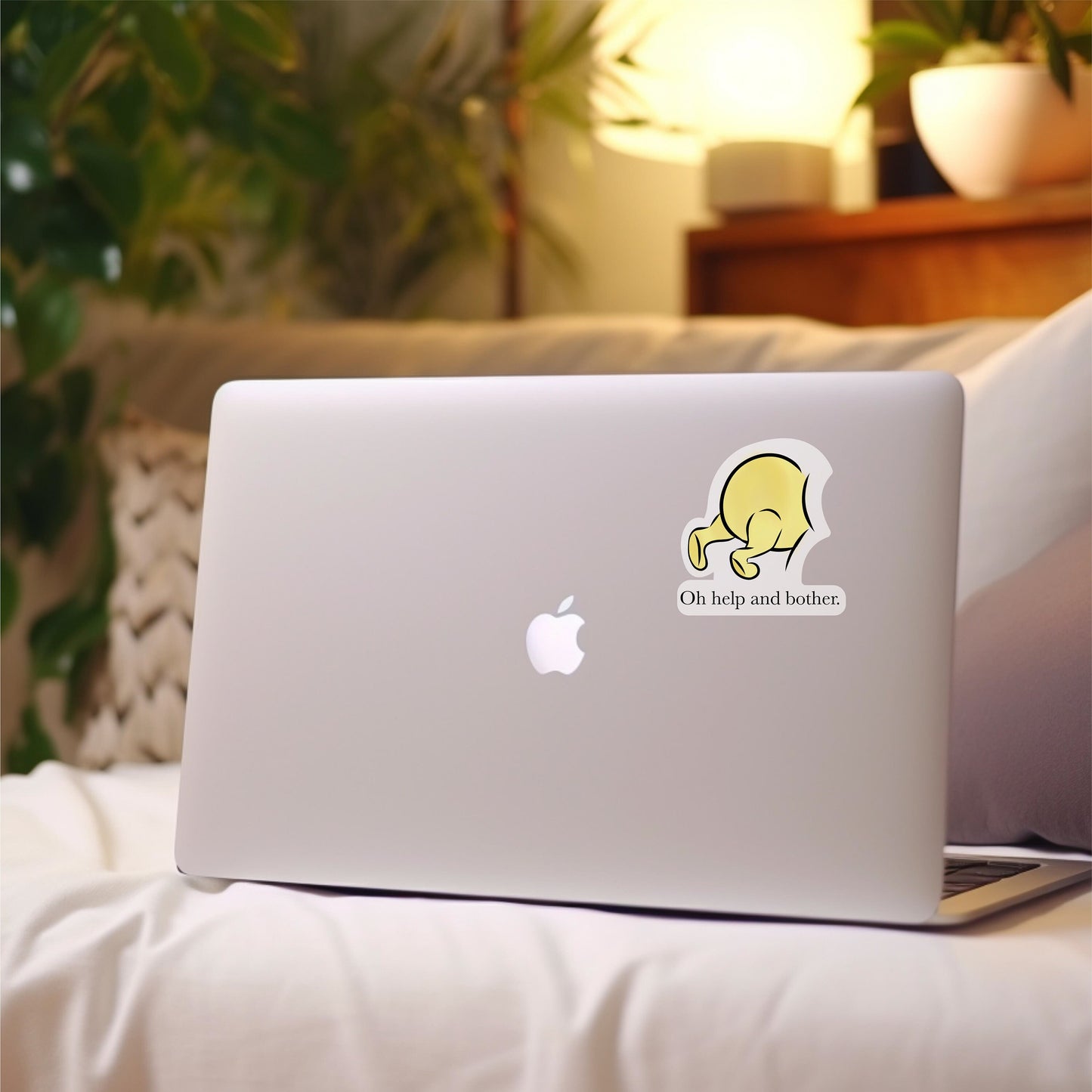 Winnie the Pooh Vinyl Clear Sticker