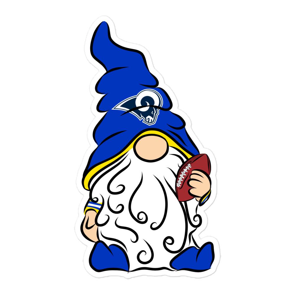LA Rams Vinyl Gnome Sticker