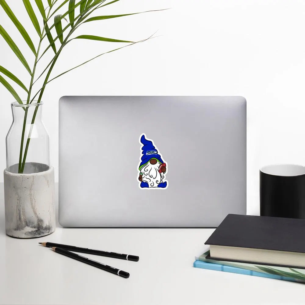 Seattle Seahawks Vinyl Gnome Sticker