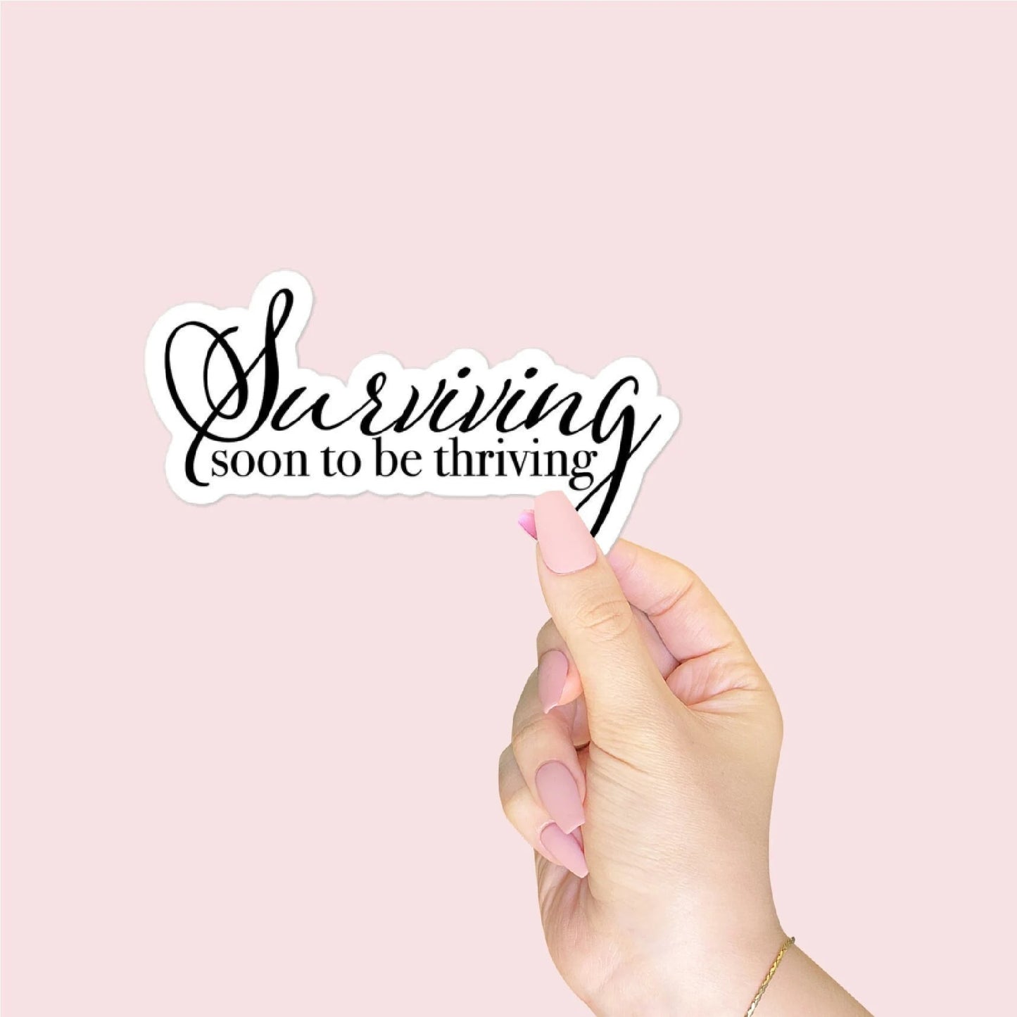 Self Love Vinyl Script Sticker
