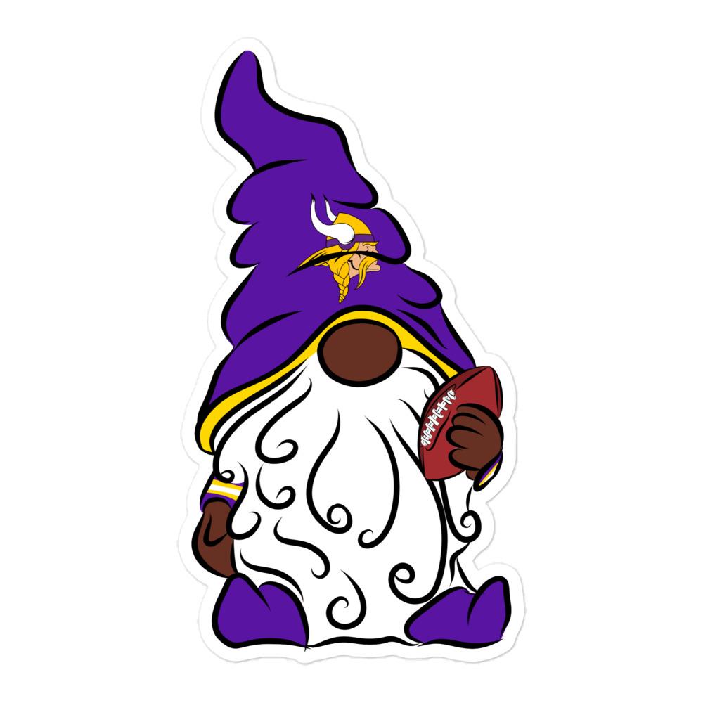 Minnesota Vikings Vinyl Gnome Sticker