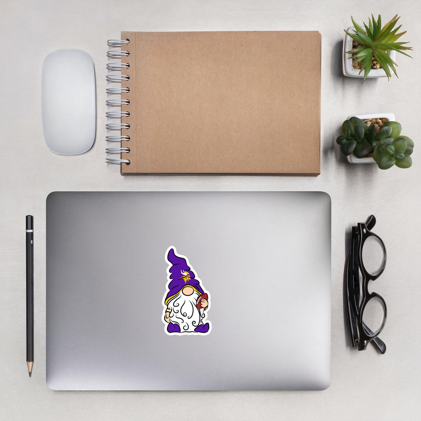 Minnesota Vikings Vinyl Gnome Sticker