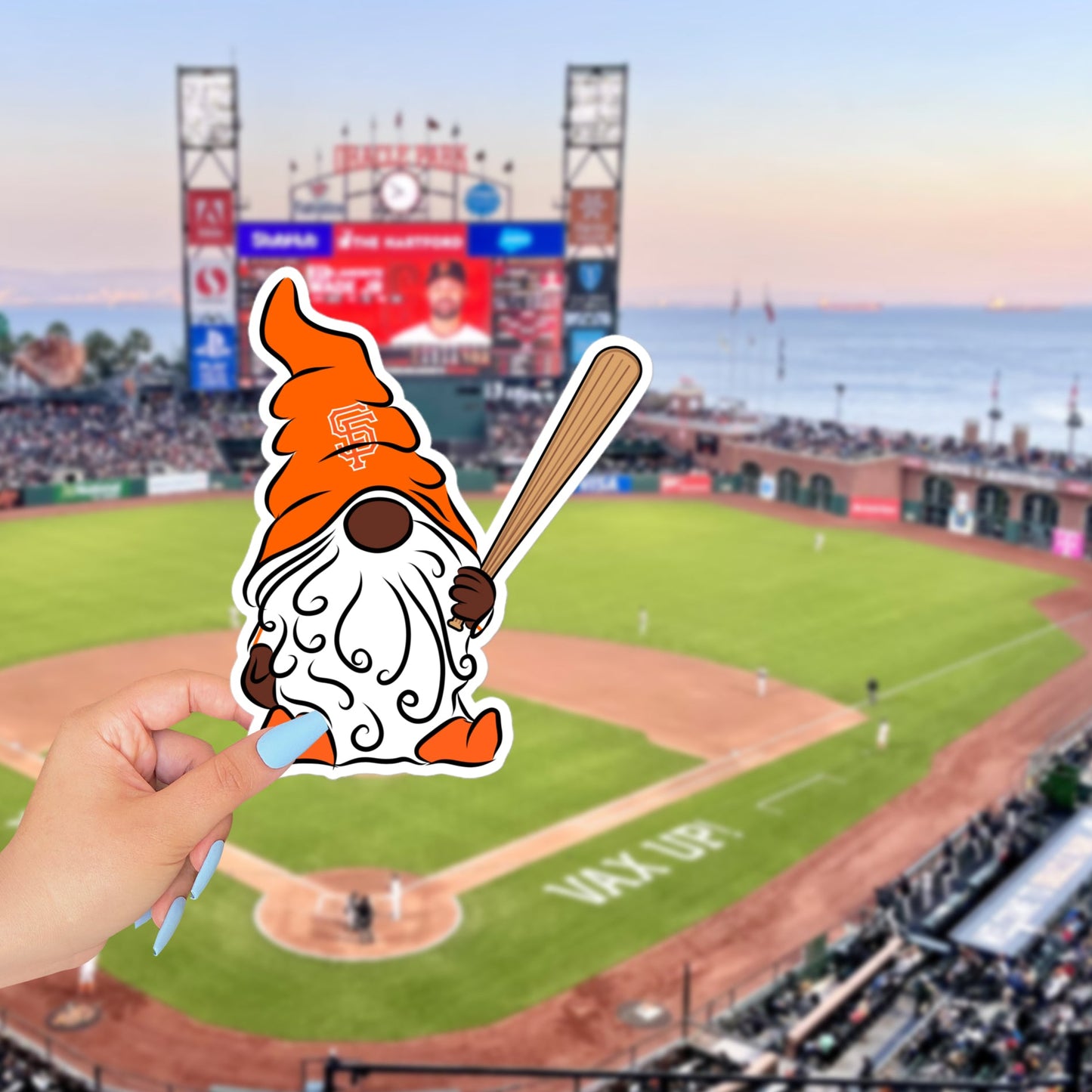 San Francisco Giants Vinyl Gnome Sticker