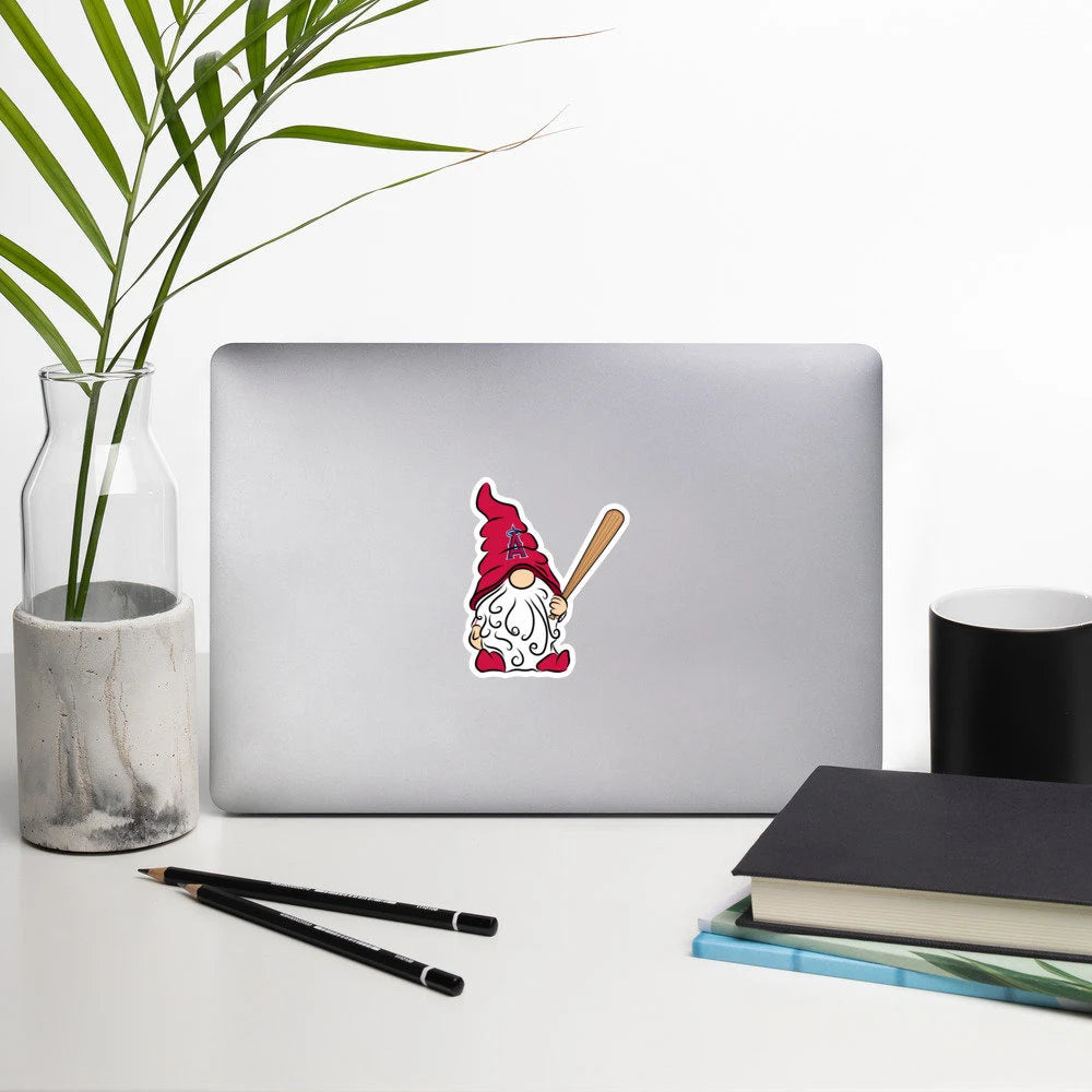 Los Angeles Angels Vinyl Gnome Sticker Decal