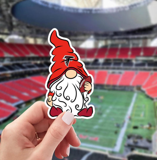 Atlanta Falcons Vinyl Gnome Sticker