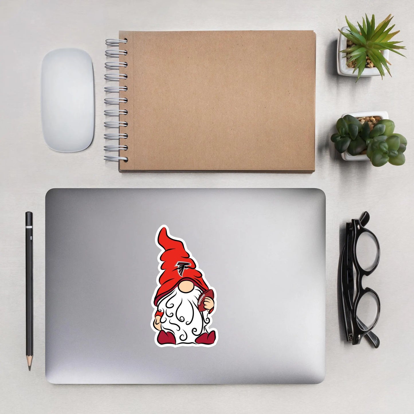 Atlanta Falcons Vinyl Gnome Sticker
