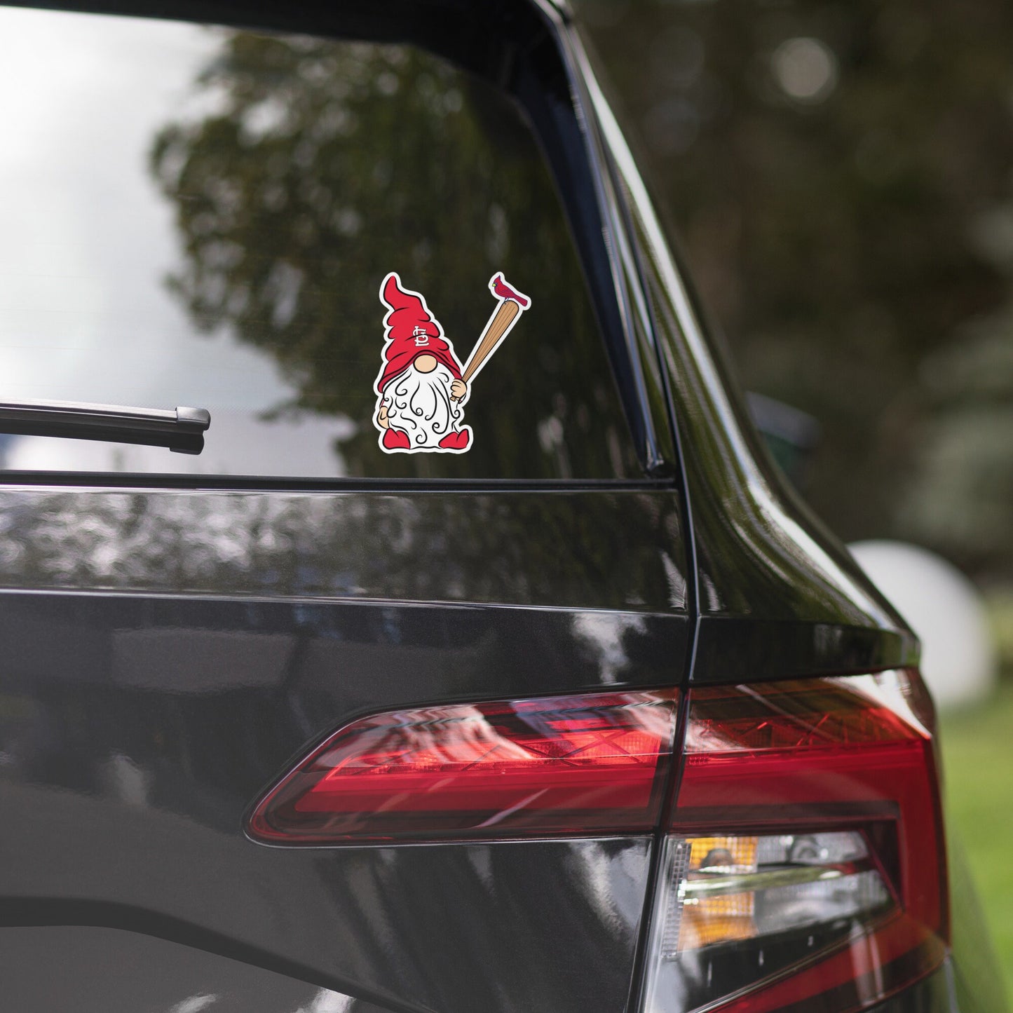 St. Louis Cardinals Vinyl Gnome Sticker Decal