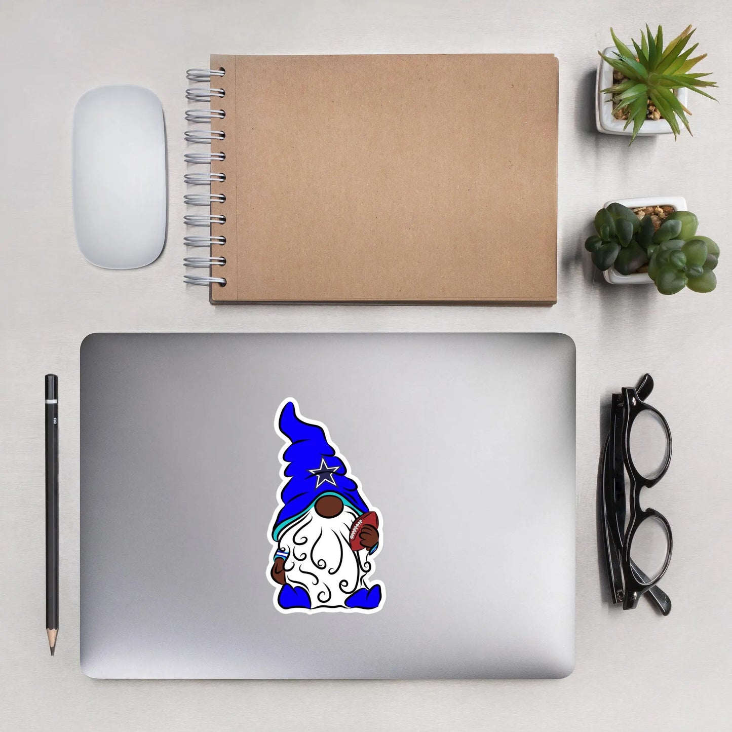 Dallas Cowboys Football Vinyl Gnome Sticker