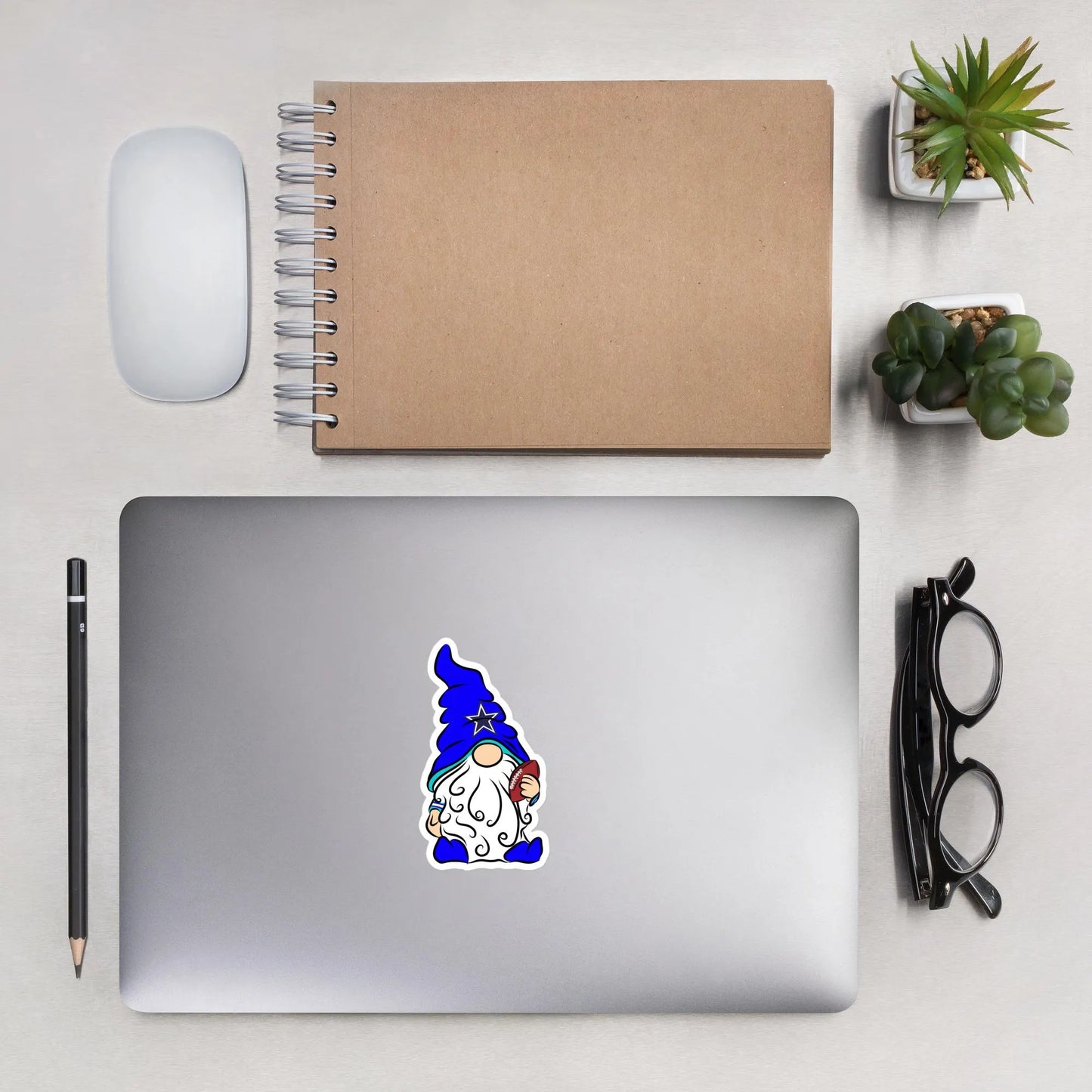 Dallas Cowboys Football Vinyl Gnome Sticker