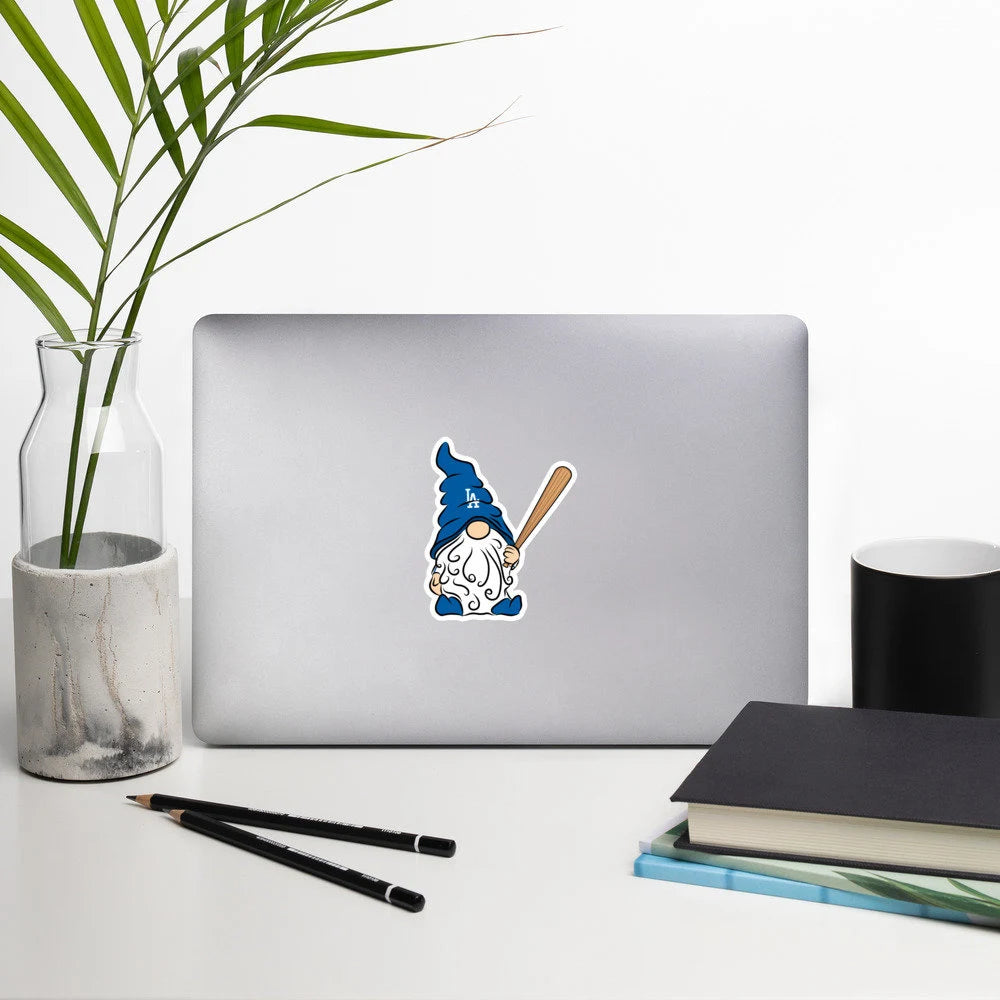 LA Dodgers Vinyl Gnome Sticker Decal