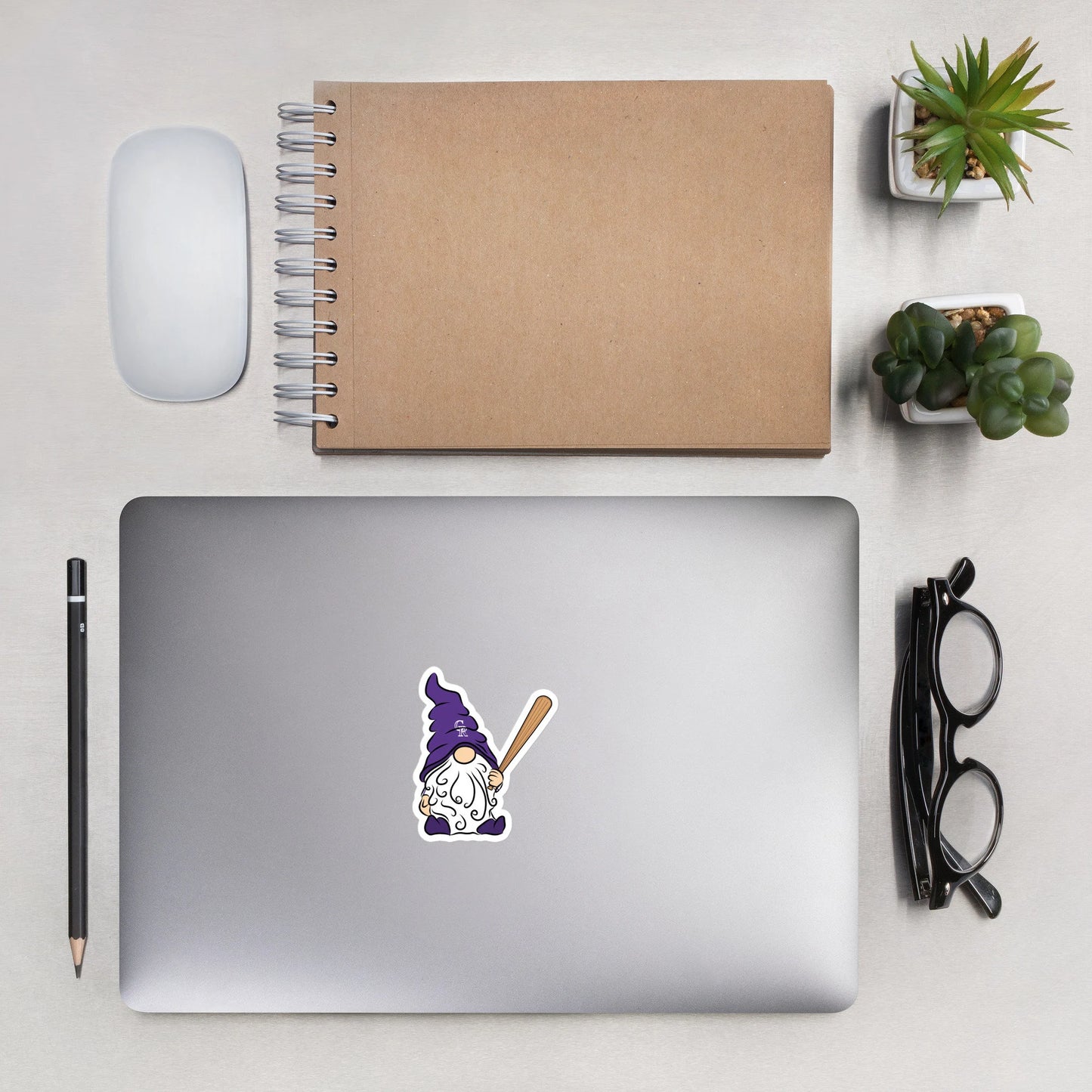 Colorado Rockies Vinyl Gnome Sticker Decal