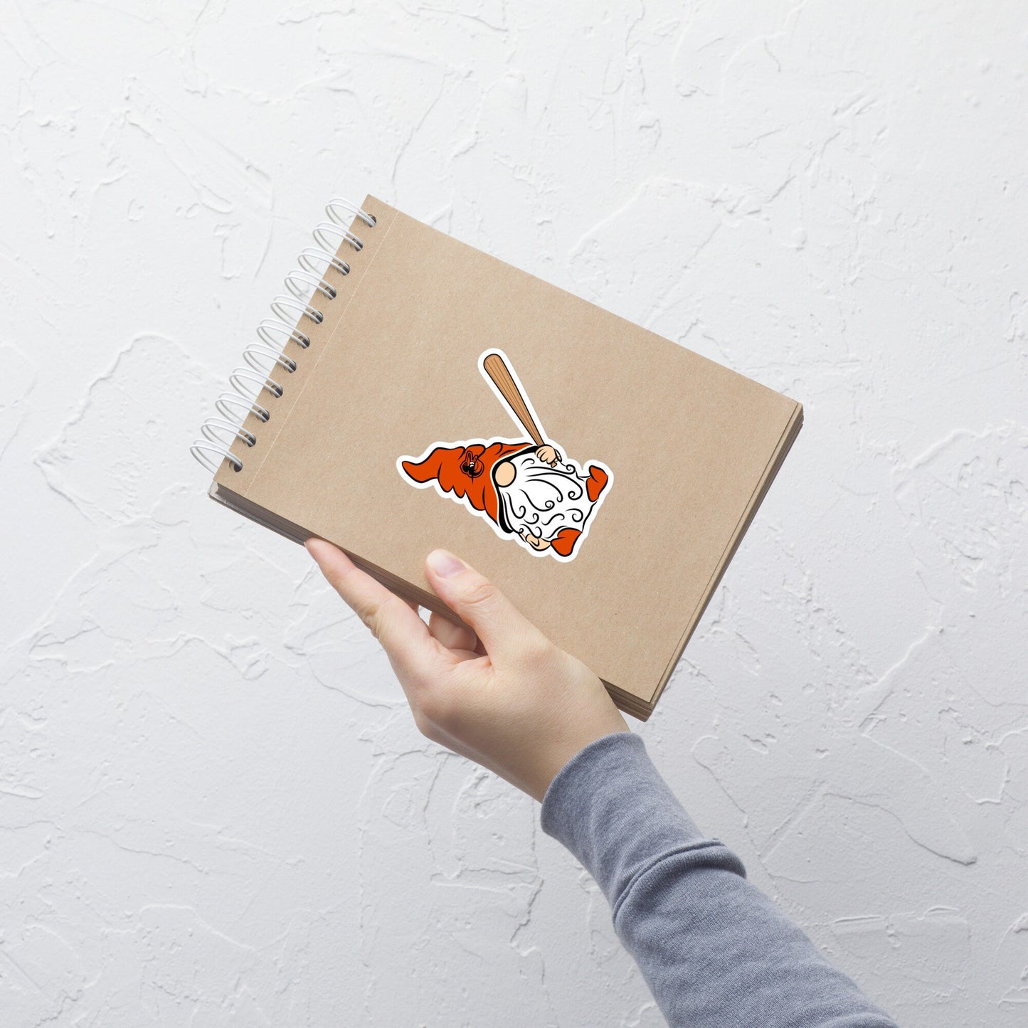 Baltimore Orioles Vinyl Gnome Sticker Decal