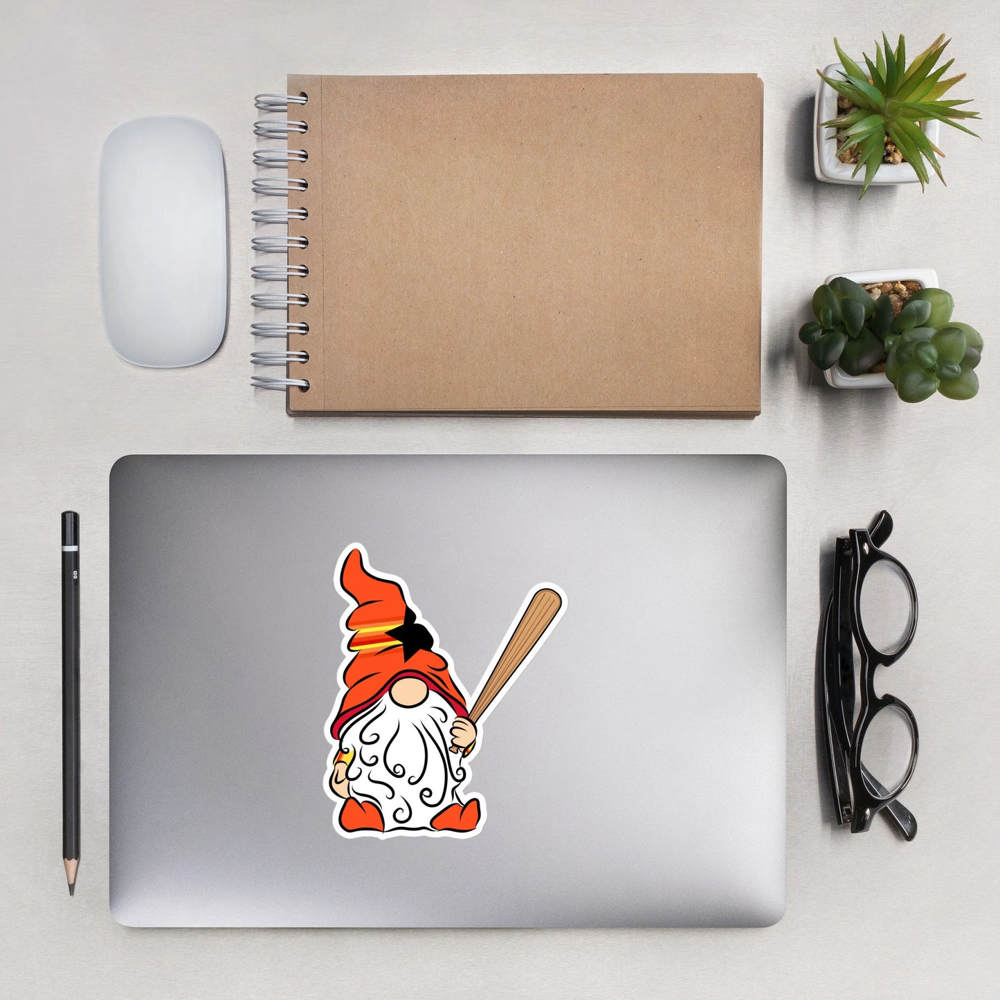 Houston Astros Vinyl Gnome Sticker Decal