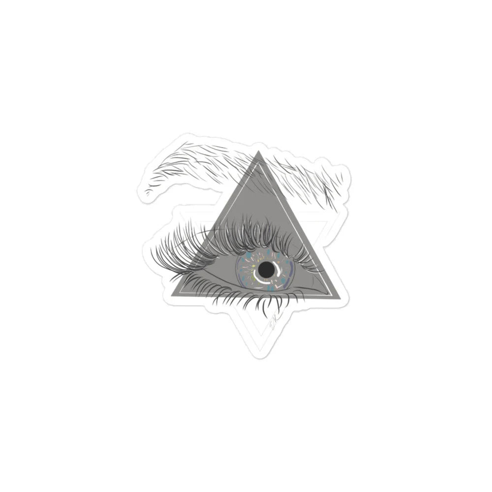 Artsy Geometric Eye Sticker