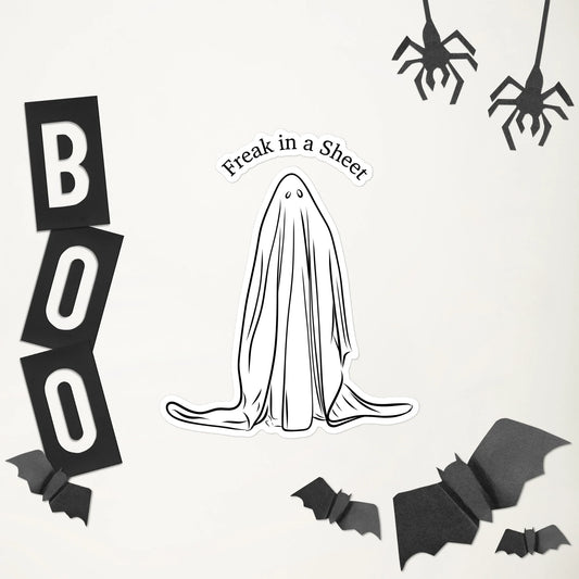 Cute Ghost Vinyl Sticker