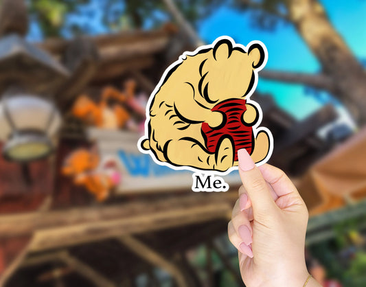 Disney Winnie the Pooh Bear Vinyl Foodie Sticker
