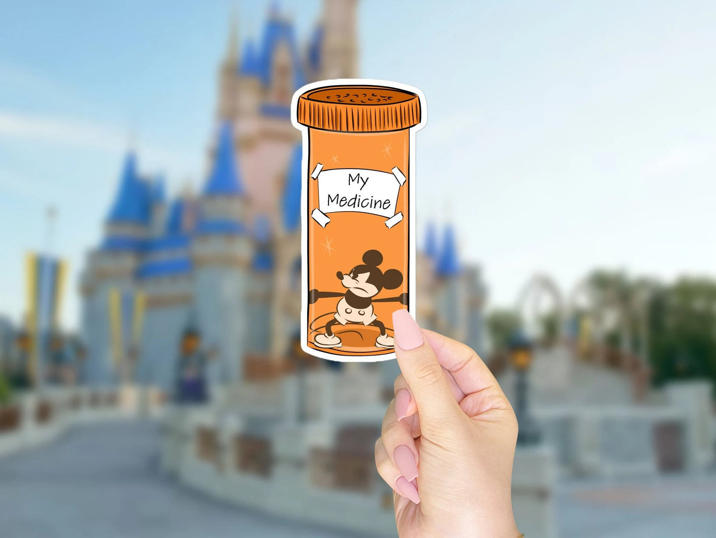 Disney is my Medicine Vinyl Sticker ft. Mickey Mouse