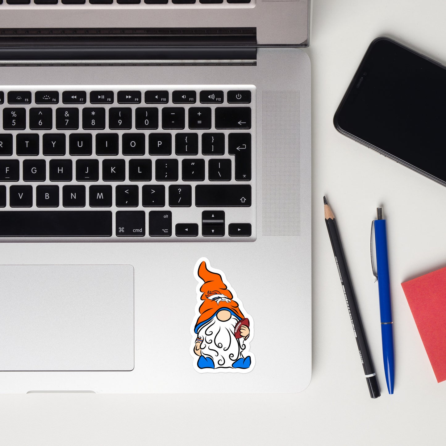 Denver Broncos Vinyl Gnome Sticker