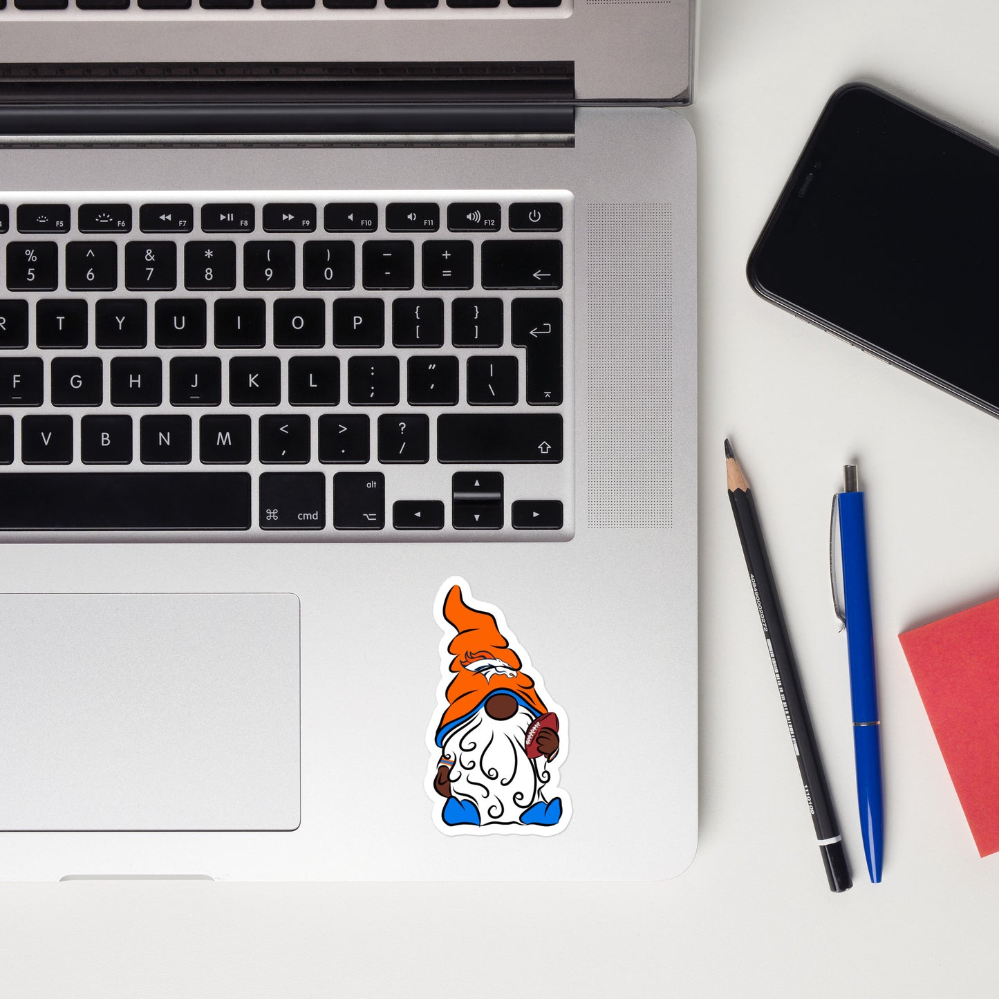 Denver Broncos Vinyl Gnome Sticker
